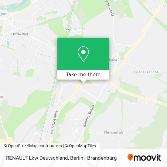 RENAULT Lkw Deutschland map