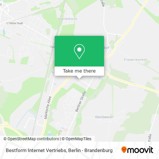 Bestform Internet Vertriebs map