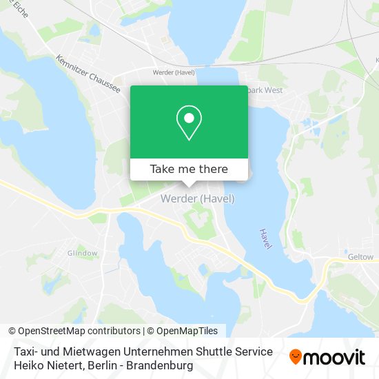 Taxi- und Mietwagen Unternehmen Shuttle Service Heiko Nietert map