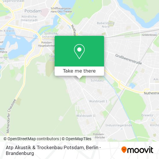 Карта Atp Akustik & Trockenbau Potsdam