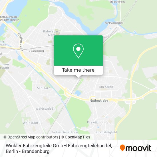 Карта Winkler Fahrzeugteile GmbH Fahrzeugteilehandel