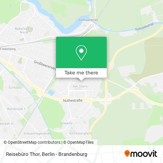 Reisebüro Thor map