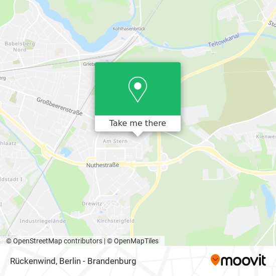 Rückenwind map