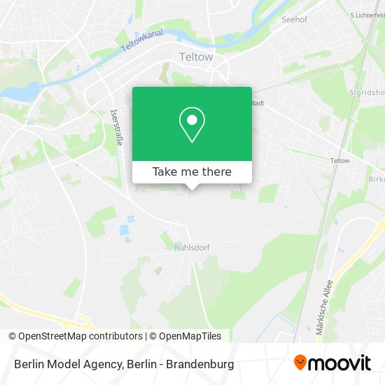 Berlin Model Agency map