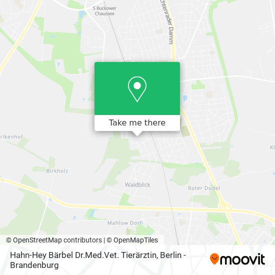 Hahn-Hey Bärbel Dr.Med.Vet. Tierärztin map