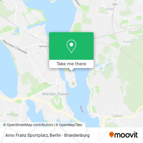 Arno Franz Sportplatz map