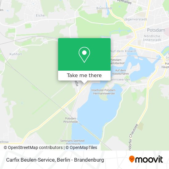Carfix Beulen-Service map