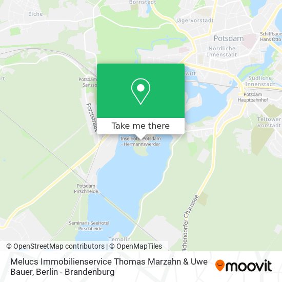 Карта Melucs Immobilienservice Thomas Marzahn & Uwe Bauer