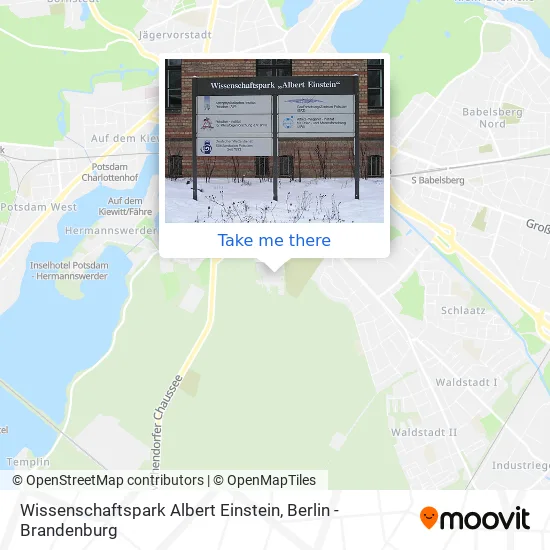 Карта Wissenschaftspark Albert Einstein