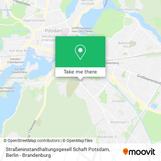 Straßeninstandhaltungsgesell Schaft Potsdam map