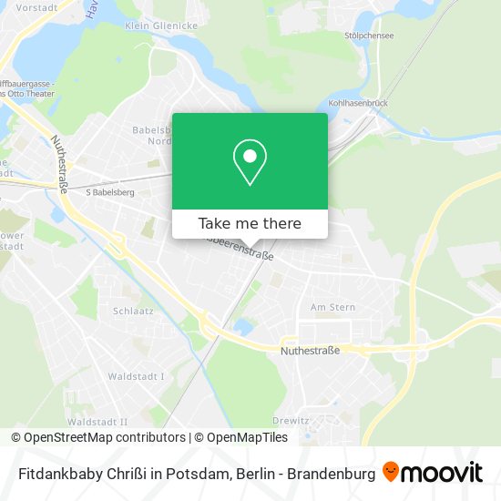 Fitdankbaby Chrißi in Potsdam map