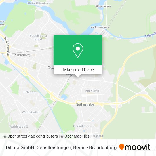 Dihma GmbH Dienstleistungen map