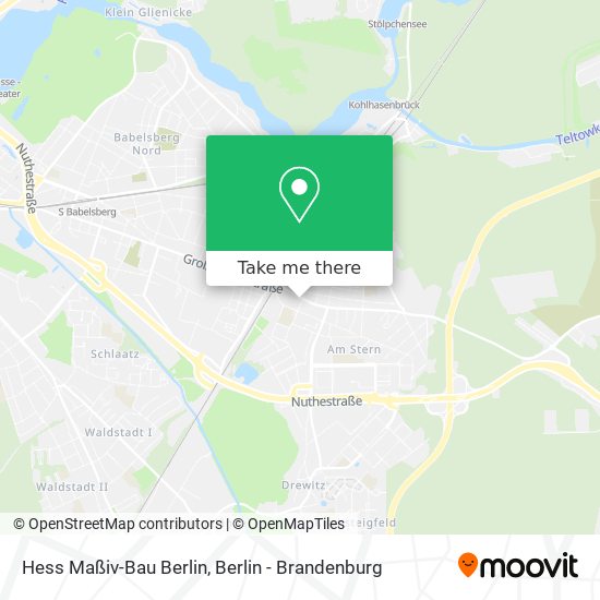 Hess Maßiv-Bau Berlin map