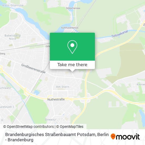 Brandenburgisches Straßenbauamt Potsdam map