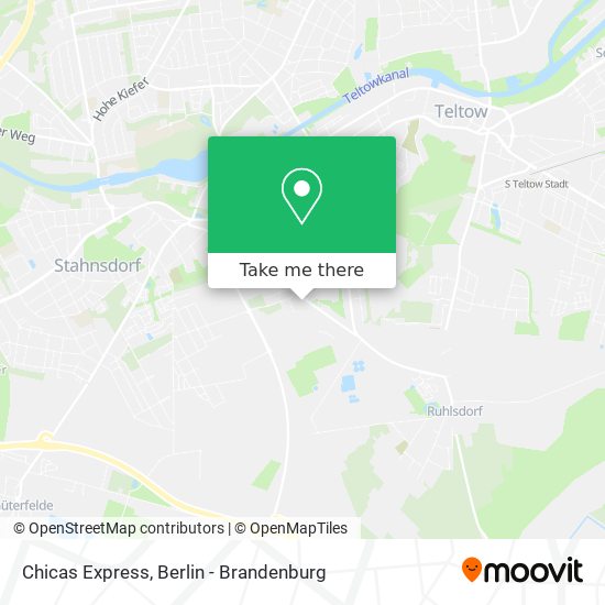 Chicas Express map