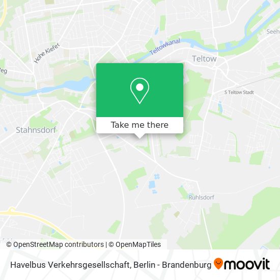 Havelbus Verkehrsgesellschaft map