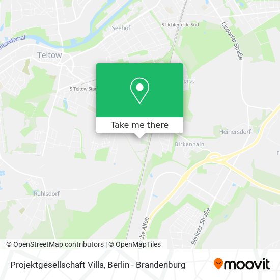 Projektgesellschaft Villa map