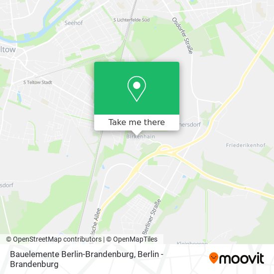 Bauelemente Berlin-Brandenburg map