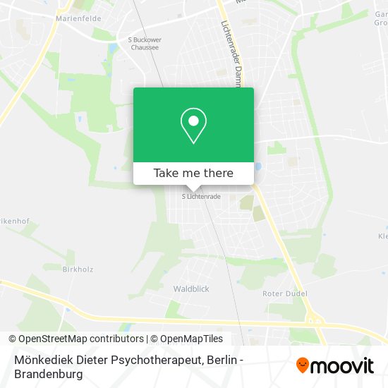 Mönkediek Dieter Psychotherapeut map