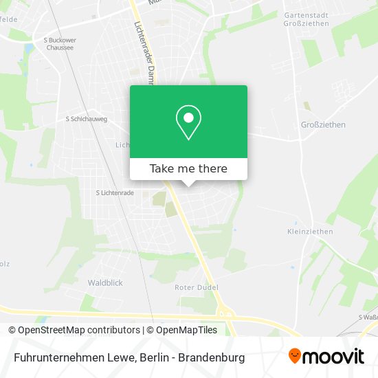 Fuhrunternehmen Lewe map