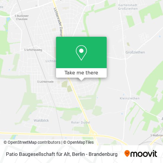 Карта Patio Baugesellschaft für Alt