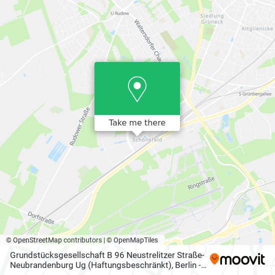 Grundstücksgesellschaft B 96 Neustrelitzer Straße-Neubrandenburg Ug (Haftungsbeschränkt) map