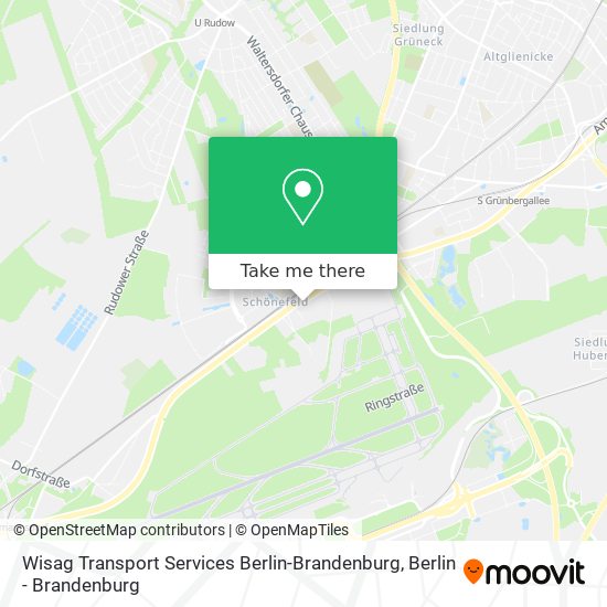Wisag Transport Services Berlin-Brandenburg map