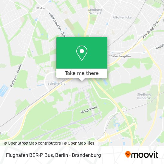 Flughafen BER-P Bus map