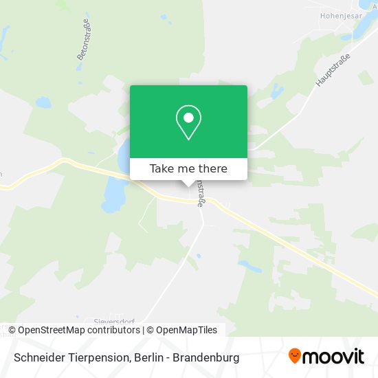 Schneider Tierpension map