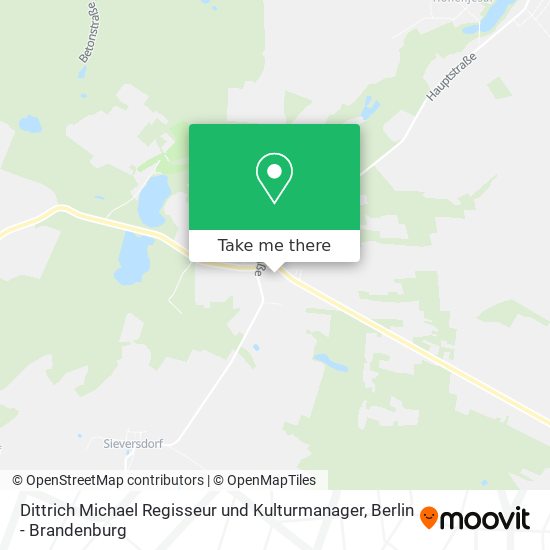 Карта Dittrich Michael Regisseur und Kulturmanager