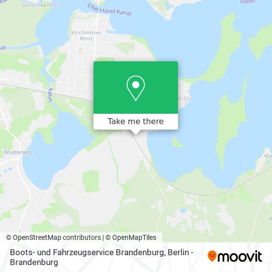 Boots- und Fahrzeugservice Brandenburg map