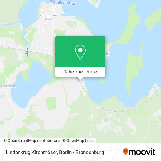 Lindenkrug Kirchmöser map