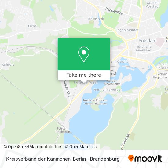 Kreisverband der Kaninchen map