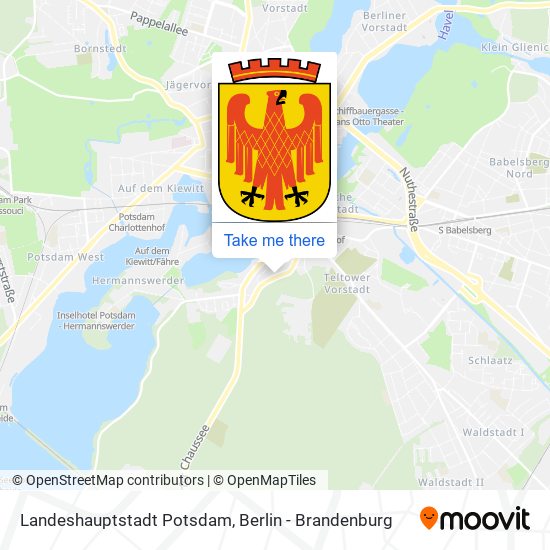 Landeshauptstadt Potsdam map