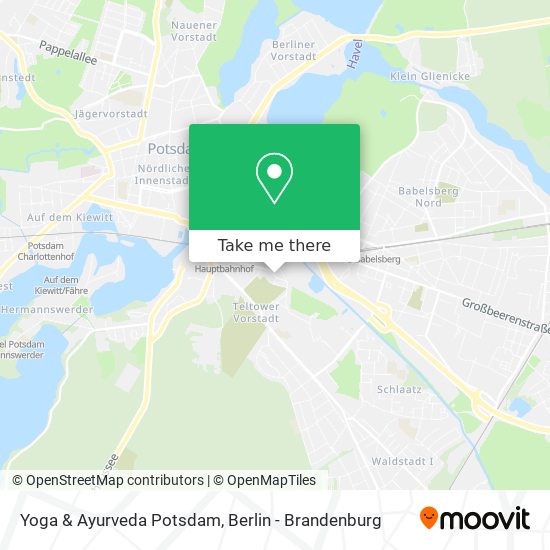 Карта Yoga & Ayurveda Potsdam