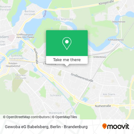 Карта Gewoba eG Babelsberg