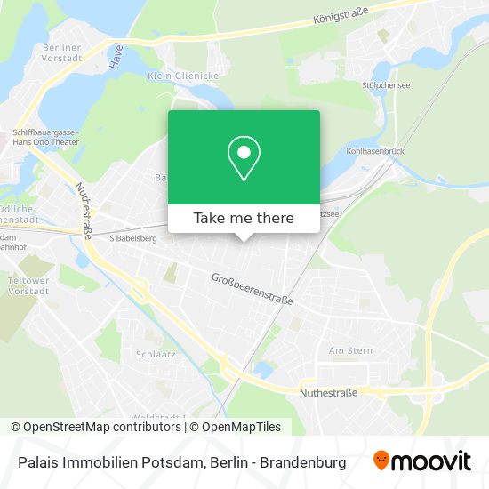 Palais Immobilien Potsdam map