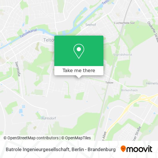Batrole Ingenieurgesellschaft map