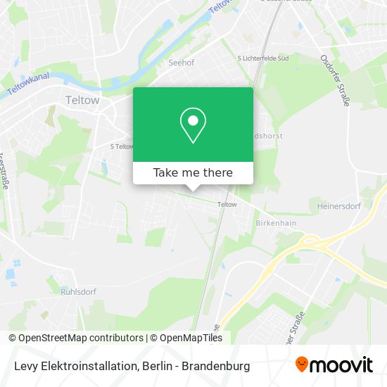 Levy Elektroinstallation map