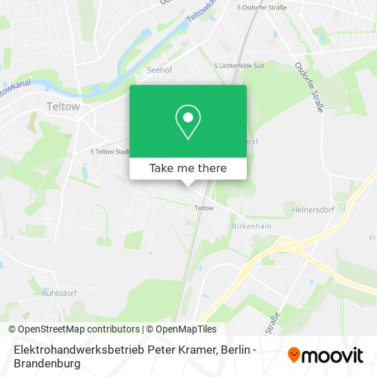 Карта Elektrohandwerksbetrieb Peter Kramer