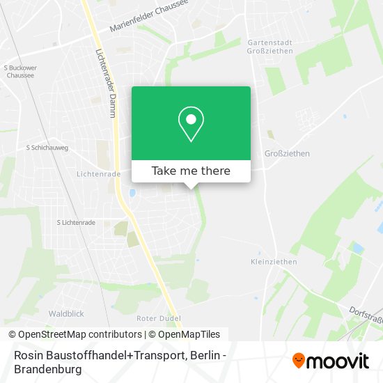 Rosin Baustoffhandel+Transport map