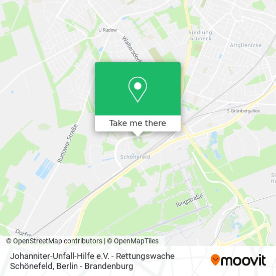 Johanniter-Unfall-Hilfe e.V. - Rettungswache Schönefeld map