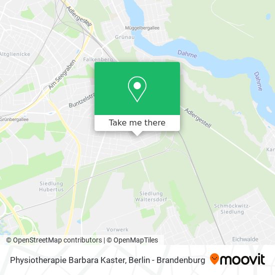 Physiotherapie Barbara Kaster map