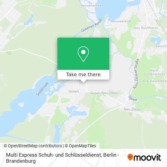 Карта Multi Express Schuh- und Schlüsseldienst