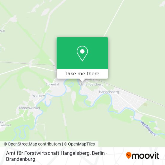 Карта Amt für Forstwirtschaft Hangelsberg