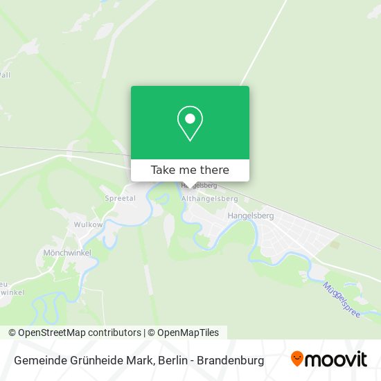 Gemeinde Grünheide Mark map