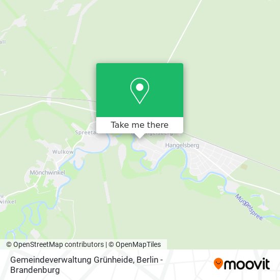 Карта Gemeindeverwaltung Grünheide