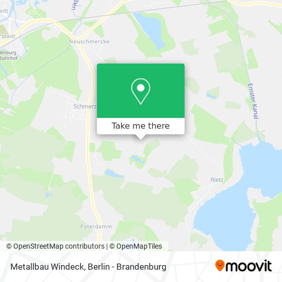 Metallbau Windeck map