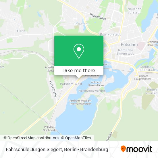 Fahrschule Jürgen Siegert map