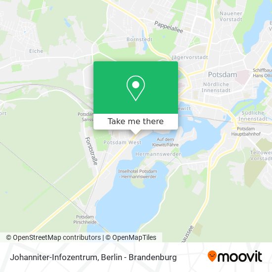 Johanniter-Infozentrum map